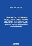 Critical Factors Determining the Success of Special Purpose Acquisition Companies (SPACS) - Comparative Analysis of an Innovative Asset Class for M&A Market