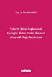 Velayet Hakkı Bağlamında Çocuğun Üstün Yararı İlkesinin Anayasal Değerlendirmesi
