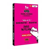 2022 KPSS Lisans Genel Yetenek Geometri ve Sayısal Mantık Kısa ve Öz Ders Notları