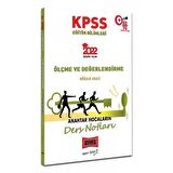 Yargı 2022 KPSS Eğitim Bilimleri Ölçme ve Değerlendirme Anahtar Hocaların Ders Notları