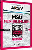 Marka Yayınları MSÜ Fen Bilimleri ARŞİV Serisi Konu Konu Son 7 Yıl Çıkmış Sorular
