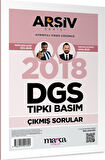 Marka Yayınları 2018 DGS Arşiv Serisi Tıpkı Basım Çıkmış Sorular