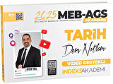 İndeks Akademi 2025 MEB-AGS Akademisi Tarih Video Ders Notları