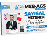 İndeks Akademi 2025 MEB-AGS Akademisi Sayısal Yetenek Video Ders Notları