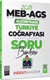 2025 MEB AGS Algoritması Türkiye Coğrafyası Soru Bankası İndeks Akademi