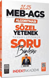 2025 MEB AGS Algoritması Sözel Yetenek Soru Bankası İndeks Akademi