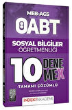 İndeks Akademi 2025 ÖABT MEB-AGS Sosyal Bilgiler Öğretmenliği 10 DenemeX Çözümlü İndeks Akademi Yayıncılık