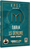 Yediiklim KPSS Genel Kültür Tarih 15 Deneme Tamamı Çözümlü