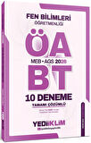 Yediiklim 2026 MEB AGS Fen Bilimleri Öğretmenliği Tamamı Çözümlü 10 Deneme