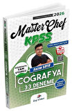 Dizgi Kitap 2026 KPSS Coğrafya MasterChef 33 Deneme Çözümlü - Kazım Sayın Dizgi Kitap Yayınları