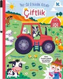 Yaz-Sil Etkinlik Kitabı – Çiftlik (Kalemli)