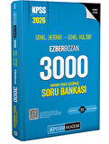 Pegem 2026 KPSS Genel Yetenek Genel Kültür EZBERBOZAN 3000 Soru Bankası Tek Kitap Pegem Akademi