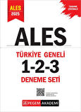 Pegem 2025 ALES Türkiye Geneli 3 Deneme Çözümlü (1-2-3) Pegem Akademi Yayınları