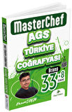 Dizgi Kitap MEB-AGS Türkiye Coğrafyası MasterChef 33x8 Deneme Çözümlü - Kazım Sayın ​Dizgi Kitap