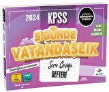 Dizgi Kitap 2024 KPSS 5 Günde Vatandaşlık Soru Cevap Defteri - Serhat Güven Dizgi Kitap 