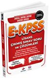 E KPSS Lisans Çıkmış Sınav Soru ve Çözümleri Dizgi Kitap