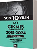 AYT TM Tek Kitap Son 10 Yılın Çıkmış Soruları
