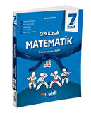 Gizli Yayınları 2025 7. Sınıf Matematik Değerlendirme Föyleri Gizli Kuşak Serisi