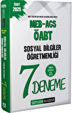 2025 MEB-AGS-ÖABT Sosyal Bilgiler Öğretmenliği Tamamı Çözümlü 7 Deneme