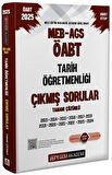 2025 MEB-AGS-ÖABT Tarih Öğretmenliği Çıkmış Sorular