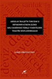 Abdulah Škaljić'in Turcizmi U Srpskohrvatskom Jeziku Adlı Eserindeki Türkçe Verintilerin Tematik Sınıflandırılması / Gamze Gürcenan Esen