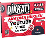 Dizgi Kitap 2025 KPSS A Grubu Anayasa Hukuku Dikkat YouTube Video Ders Notları - Serhat Güven Dizgi