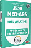 Data Yayınları 2025 MEB AGS Eğitimin Temelleri Türk Milli Eğitim Sistemi Konu Anlatımlı