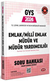2024 GYS Çevre Şehircilik ve İklim Değişikliği Emlak ve Milli Emlak Müdür Yardımcılığı Soru Bankası Data Yayınları