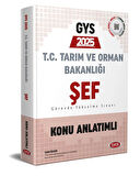Data 2025 Tarım ve Orman Bakanlığı Şef GYS Konu Anlatımlı Data Yayınları
