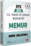 Data 2025 GYS Tarım ve Orman Bakanlığı Memur Konu Anlatımlı Görevde Yükselme Data Yayınları