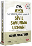 Tarım ve Orman Bakanlığı Sivil Savunma Uzmanı GYS Konu Anlatımlı
