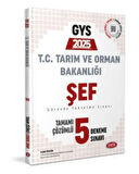 Data 2025 GYS Tarım ve Orman Bakanlığı Şef 5 Deneme Çözümlü Görevde Yükselme Data Yayınları