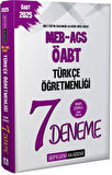 2025 MEB-AGS-ÖABT Türkçe Öğretmenliği Tamamı Çözümlü 7 Deneme