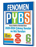 Fenomen 6. Sınıf PYBS Tüm Dersler Çıkmış Sorular Ve İkiz Soruları (2020-2024)