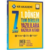 7. Sınıf 1. Dönem Tüm Dersler Yazılılara Hazırlık Kitabı Kr Akademi Yayınları