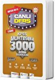 2024 KPSS Lisans GYGK Muhteşem 3000 Soru Bankası