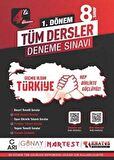 8. Sınıf 1. Dönem 4’Lü Tüm Dersler Deneme Sınavı