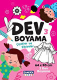 Dev Boyama-3 (Çiçekler ve Elbiseler)