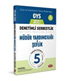2023 Ceza ve Tevkifevleri Denetimli Serbestlik Müdür Yardımcılığı ve Şeflik GYS Tamamı Çözümlü 5 Deneme Data Yayınları