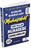 Muhasebat Kurum Sınavları Tamamı Çözümlü Tüm Yıllar Çıkmış Muhasebe Soruları Dizgi Kitap