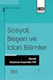 Sosyal, Beşeri ve İdari Bilimler Alanında Uluslararası Araştırmalar XVII