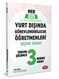 Data 2025 MEB Yurt Dışında Görevlendirilecek Öğretmenleri Seçme Sınavı 3 Deneme Çözümlü Data Yayınları