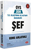 2024 GYS T.C. Ulaştırma ve Altyapı Bakanlığı ŞEF Kadroları İçin Ortak Alan Konu Anlatımlı Data
