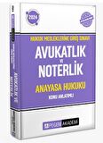 2024 Hukuk Mesleklerine Giriş Sınavı Avukatlık ve Noterlik Anayasa Hukuku Konu Anlatımlı