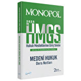 HMGS Medeni Hukuk Ders Notları 2. Baskı Monopol Yayınları