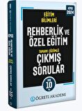 2024 KPSS Eğitim Bilimleri Rehberlik ve Özel Eğitim Tamamı Çözümlü Çıkmış Sorular (Roman Boy)