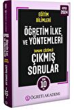 2024 KPSS Eğitim Bilimleri Öğretim İlke ve Yöntemleri Tamamı Çözümlü Çıkmış Sorular