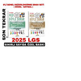 2025 LGS SON TEKRAR 8'Lİ GENEL DEĞERLENDİRME SINAVI SETİ ( SAYISAL - SÖZEL )