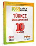 2023 8. Sınıf LGS 1. Dönem Türkçe 10'lu Branş Deneme