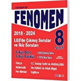 Fenomen  8. Sınıf LGS Çıkmış Sorular Ve İkiz Soruları Seti (6 Kitap) (2018-2024)